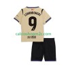 Barcellona Robert Lewandowski 9 UCL Bambino Maglia Trasferta 2025/2026 Manica Corta